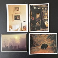 Vintage Post Card Lot Of 4 (#1) Junk Journal Ephemera Scrapbook Paper Craft picture