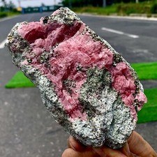 1.84LB Natural rhodochrosite crystal mineral specimen healing - museum Grade picture