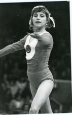 Olga Korbut (Belarusian gymnast) - Vintage Original Press Photograph picture