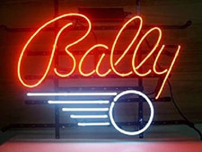 Bally Pinball Game Arcade Neon Sign 17