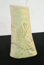 Vintage Hand Carved Ox Bird Asian Style Figure Folk Art Sculpture Handmade  picture