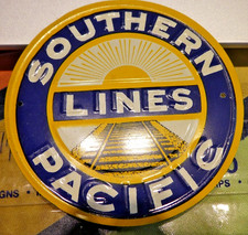 Railroad Miscellaneous Post Cereal Tin sign 1954 Southern Pacific picture