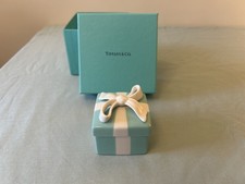 Tiffany & Co. Blue Bow Porcelain Trinket Jewelry Box Made in Japan BRAND NEW picture