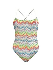 Missoni Mare Women's Multicolor Chevron One Piece Swimsuit (38/2, Multi) picture