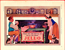 MAXFIELD PARRISH AD for JELL-O ~ 1924 ~ 11 x 14 picture