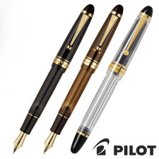 Pilot Custom 823 Fountain Pen 14K Gold Nib Plunger F M B S Japan FKK-3MRP picture