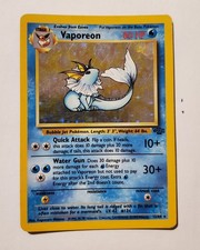 Pokemon Jungle Vaporeon Holo Rare  12/64  HP picture