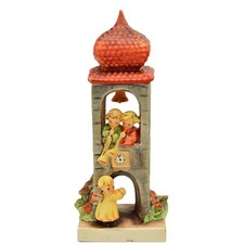 GOEBEL Hummel Original Vintage Signed Bell Tower Angel Sculpture Figurine Statue picture