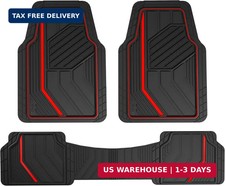 Dickies 3-Piece DuraSport Floor Mats, Heavy-Duty Mats for Cars, Trucks, SUVs - B picture