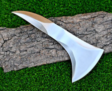 CUSTOM MADE AXE HEAD HATCHET TOMAHAWK TACTICAL 1095 HIGH POLISH CARBON STEEL1420 picture