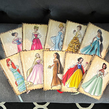 Disney Princess designer collection journal notebook Damask full set w/ pens NEW picture