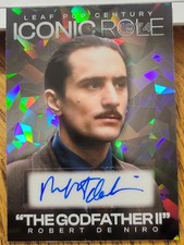2025 Leaf Pop Century Iconic Role Robert DeNiro Auto The Godfather II 1/1 picture