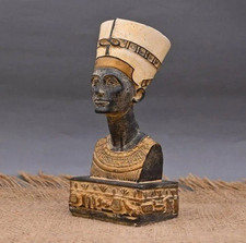 Egyptian Artifacts A Rare Authentic Pharaonic Statue Egyptian Queen Nefertiti BC picture