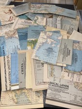 HUGE Lot of 46 Vintage National Geographic Maps - 1930’s - 1970’s World, USA #CD picture