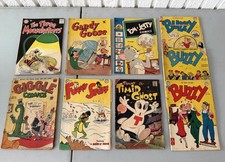Vintage 1940-50's Golden Age 10 Cent Comic Book Lot Collection DELL DC ACG picture