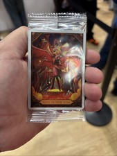 NYCC 2026 PSA HAZBIN HOTEL LUCIFER KING OF NEW YORK PROMO CARD IN HAND picture