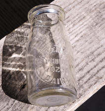 Antique Early 1900s Vintage WHALEN BROS Glass Bottle Half PINT Milk Cream picture