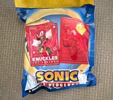 Wendy’s Sonic the Hedgehog Knuckles 5 card set and case NIB picture