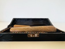 Vintage Yixing Zisha Clay Studio Ceramic Curio Object Set -Original Presentatio picture