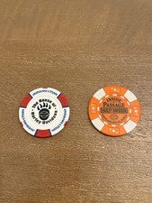 Harley Davidson Poker Chip Alaska Lot of 2 Dealership AK Chips Collection picture