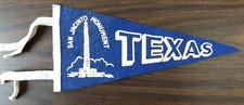 VINTAGE 1960s SAN JACINTO MONUMENT TEXAS PENNANT 12