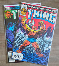Marvel Comics The Thing #1-2 Newsstand Variant Comic Book Lot (2) Bronze Age picture