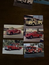 California Fire Apparatus Photo Lot 250 Photos Classic Fire Apparatus 1950-90 picture