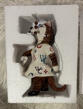 NIB PATTY (Designer Print Cat) Whimsiclay Cat Fancy Felines #86207 Porcelain picture