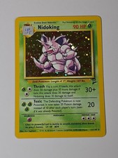 Pokémon TCG Nidoking Base Set 2 Holo Rare 11/130 Near Mint picture
