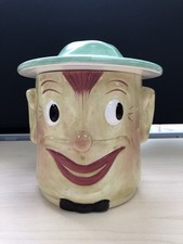 Vintage Collectible SMILING OSCAR  by BLOCK COOKIE JAR anthropomorphic face picture