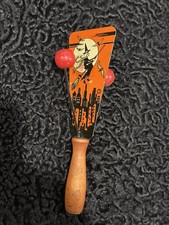 Rare Vintage Halloween T. Cohn Putty Knife Noisemaker picture
