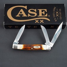 Case XX Small Stockman Genuine Red Deer Stag Stainless Pocket Knife NIB - 09449 picture