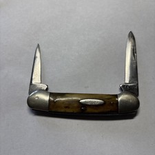 VINTAGE CASE Tested Knife 1920-1940 STAG CANOE KNIFE picture