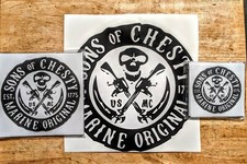 Sons of Chesty Marine Original Marine Corps Decals picture
