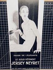 WOMEN'S ELEGANT FASHION ADVERTISING VINTAGE FRANCE 1925 ORIGINAL... picture