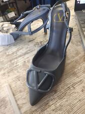 valentino garavani women shoes blue/gray US size 6.5 Euro size 37 picture