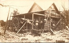 Eastman’s Bungalow Scene of Tragedy RPPC 1908 Bozman Maryland Murder Link picture