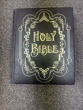 1970 Holy Bible King James Version Family Record Red Letter Edition Fireside picture