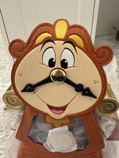 D23 Exclusive Disney Beauty and the Beast Cogsworth Figural Crossbody Bag picture