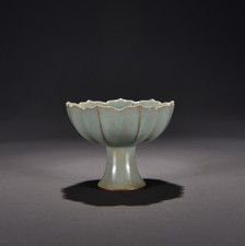 Ru Kiln Lotus Petal Porcelain Cup CG picture