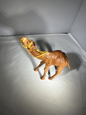 Vintage Hand-Carved Leather Camel Figurine 7