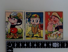 Mickey Mouse Betty Boop Popeye Vintage Menko 3 cards 1948 Japanese Tracking picture