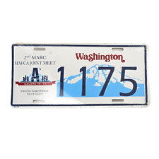 2nd Annual MAFCA Booster License Plate Model A Ford Club Washington NIP 6.5