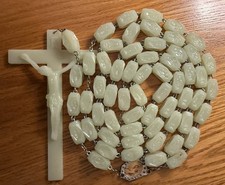 5 Foot Holy Land Rosary Beads - Large Holy Land Rosary - Glow In The Dark Rosary picture