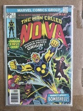Nova #1 Marvel 1976 1st Appearance & Origin Richard Rider Newsstand Key picture