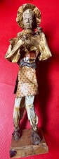 Vintage Handcrafted Figurine of a Man with Basket picture