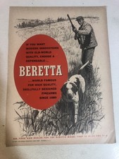 Beretta Fire Arms 1967 Vintage Print Ad Advert pa46 picture