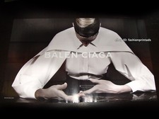 BALENCIAGA 2-Page PRINT AD Fall 2013 Supermodel KRISTEN McMENAMY Steven Klein picture