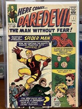 Daredevil #1 FIRST APPEARANCE OF DAREDEVIL Marvel April 1964 Solid Huge Key🔥 picture