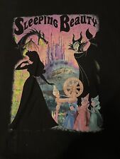 Disney  Sleeping Beauty Silhouette Black  T Shirt Size XXL Fast Shipping picture